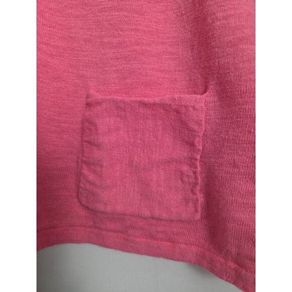 J.Jill Medium Pink 100% Linen Top Women's 3/4‎ sleeves - Picture 4 of 7